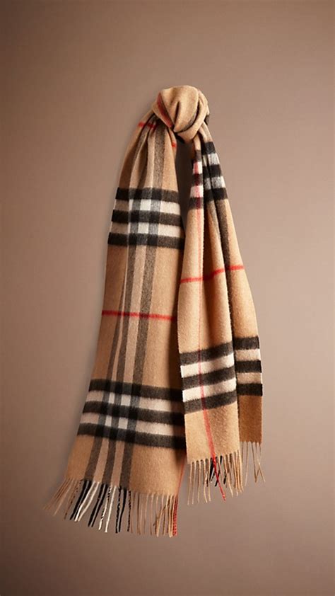 how can you tell if burberry scarf is real|burberry camel check cashmere scarf.